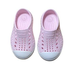 Native Shoes Jefferson Water Friendly Slip-On Sneaker in Pink Size C4